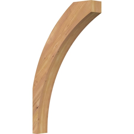 Ekena Millwork 3 1/2"W x 18"D x 30"H Thorton Smooth Knee Brace, Western Red Cedar BRC04X18X30THR00SWR